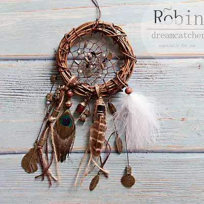 HandMoon Indian retro catch can net catch dream net hanging ornaments catch dream Bell shop dream net send male and female gifts
