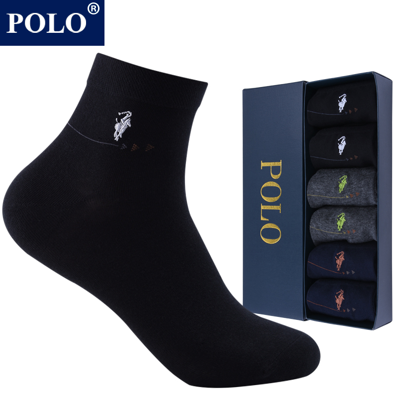 Polo New Men's Mid-Calf Casual Socks, Summer Thin Anti-Odor Breathable Business Cotton Socks, Low-Cut Seamless Socks Polo New Men's Mid-Calf Casual Socks, Summer Thin Anti-Odor Breathable Business Cotton Socks, Low-Cut Seamless Socks