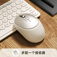 Серебристо-белый [Двойной режим беспроводной связи Bluetooth] — двойной приемник