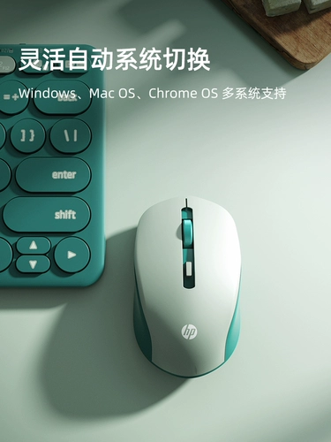 HP, беззвучная милая беспроводная мышь, ноутбук подходит для мужчин и женщин с зарядкой, портативная мышка