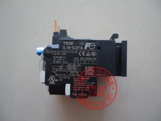 Often cooked Fuji thermal relay TK26-P10-PC 0 1-0 15A instead of TK-E02 brand new original