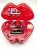Trang điểm Sabas Sabery Hình trái tim Hộp trang điểm Peach Eye Shadow Lipstick Set Phong cách Trung Quốc Tử Cấm Thành Đỏ