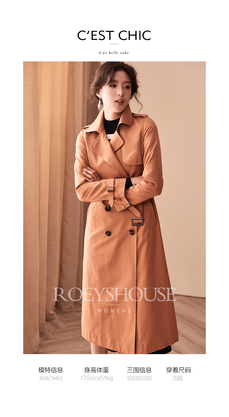 Trench pour femme ROEY HOUSE en Coton - Ref 3226537 Image 15