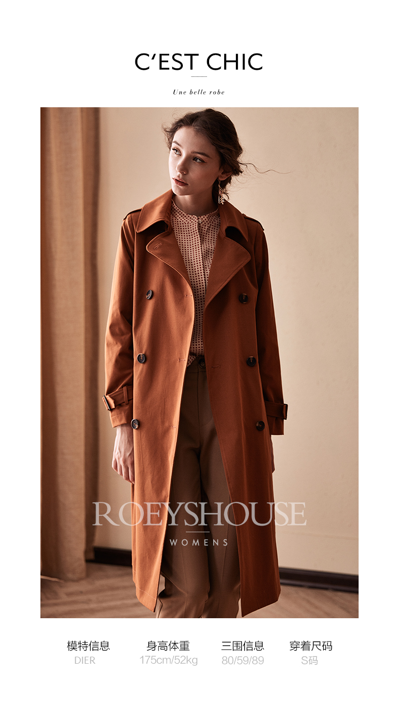 Trench pour femme ROEY HOUSE en Polyester - Ref 3226193 Image 15