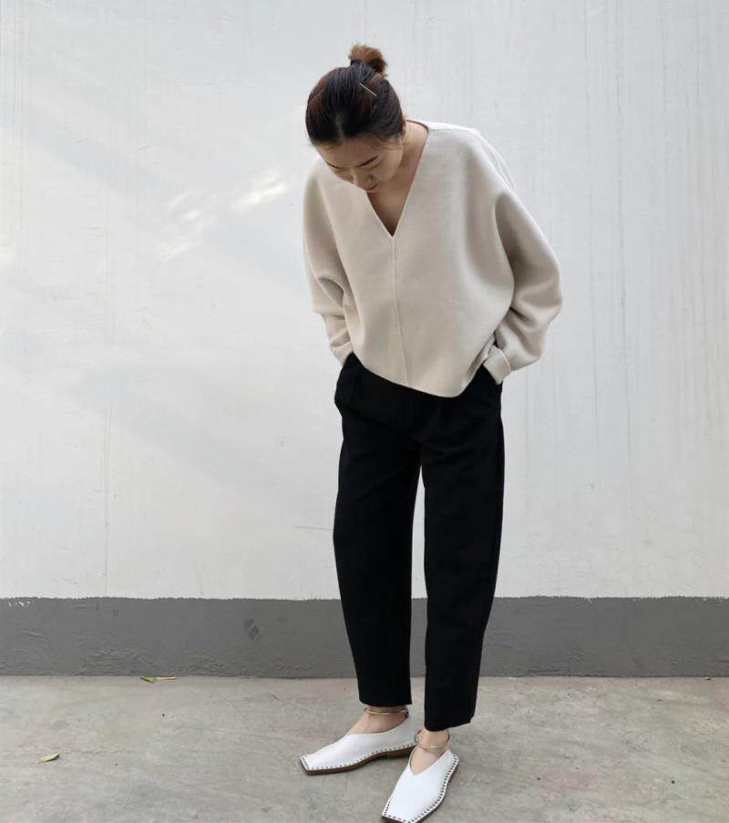 The new pants that show more legs than Tovara~ Super thin and cover the lower abdomen, the 5 pounds of meat from the house is saved