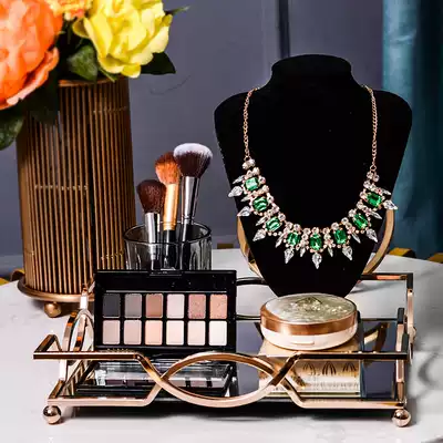 Villa model room ornaments floral wash table combination hotel aromatherapy dressing room tray cloakroom soft decorations