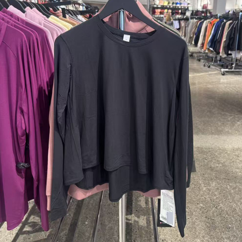 Lululemon Modal Women's Loose Modal Blend Sweat-Wicking Quick-Dry Stretch Lightweight Long-Sleeve T-Shirt
