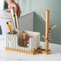 Creative desktop cosmetics key storage box Nordic entrance shoe cabinet porch sundries simple adhesive hook storage rack