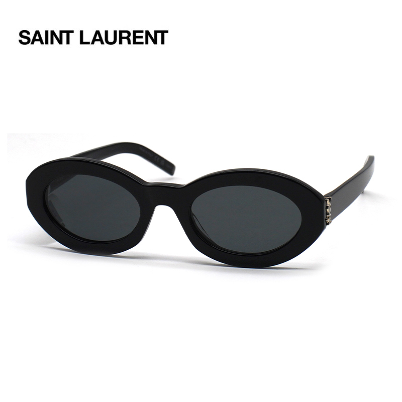 YSL Gulina Nazha Style Sunglasses, Fashionable Trendy Narrow Frame Black Sunglasses for Women Sl M136