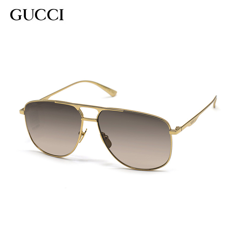 Gucci Pilot Sunglasses for Men and Women, Celebrity Style Sunglasses, Fashionable and Trendy Glasses Gg0336S