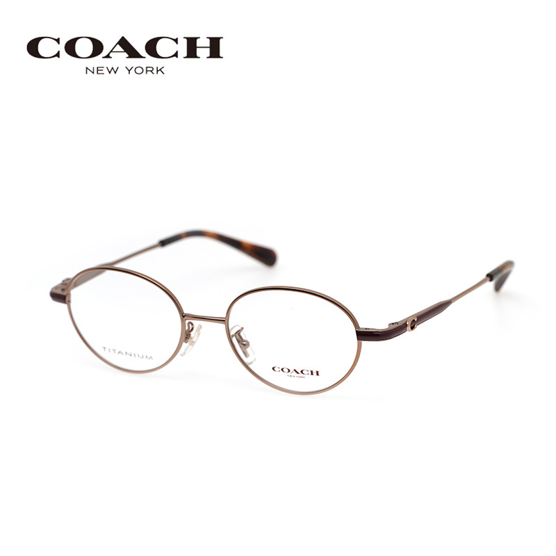 COACH Eyeglass Frame Round Frame Versatile Ultra-Light Myopia Optical Glasses Frame for Men and Women 0Hc5189Td Titanium Frame COACH Eyeglass Frame Round Frame Versatile Ultra-Light Myopia Optical Glasses Frame for Men and Women 0Hc5189Td Titanium Frame