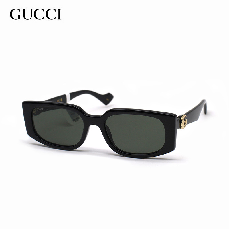 Gucci Sunglasses Zhang Linghe Same Style Fashionable Black Square Frame Sun Protection Trendy Sunglasses for Men Gg1534S
