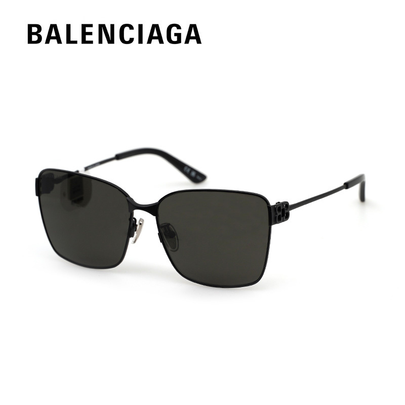 Balenciaga Paris Sunglasses Square Frame Korean Style Fashion Sunscreen Sunglasses for Men and Women Bb0338Sk