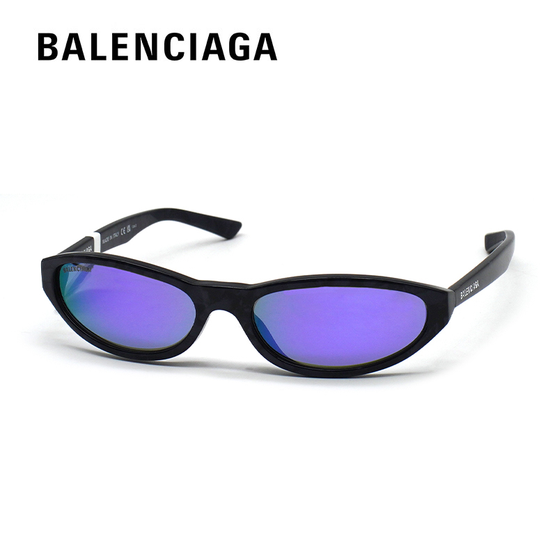 Balenciaga/Paris Balenciaga Sunglasses Fashion Trend Ultra-Light Small Frame Oval Sunglasses Bb0007S