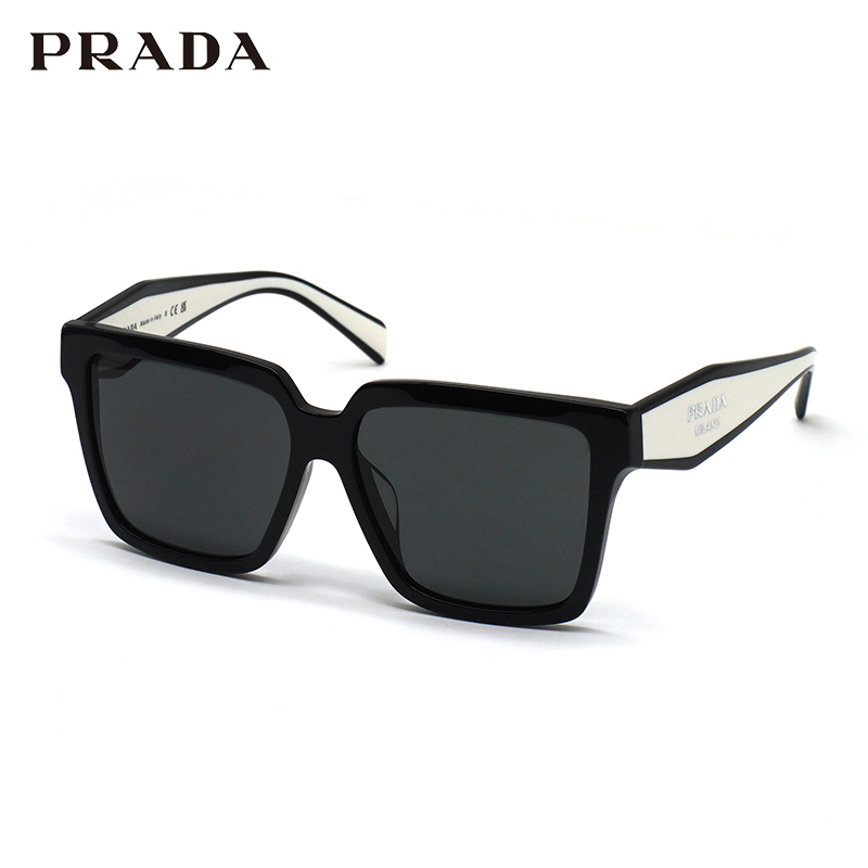 Prada Sunglasses, Fashionable, Simple and Personalized, Same Style for Men and Women, Rectangular Plate Sunglasses 0Pr24Zsf
