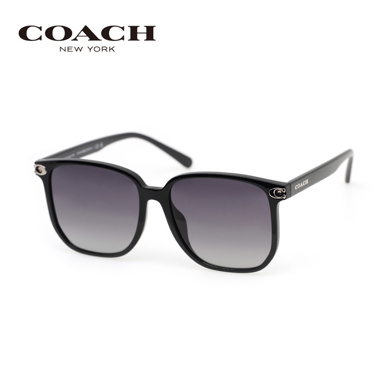 COACH Xu Lu Style Sunglasses Square Frame Fashion Korean Version Sunshade Sunglasses for Men and Women 0Hc8413Bd