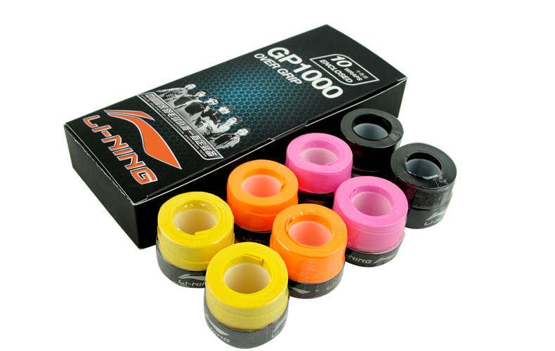 Keo dán cầu lông Li Ning chính hãng / Sweatband / GP1000 Dính đơn 8 màu Lựa chọn đội tuyển quốc gia vợt cầu lông cho người mới chơi