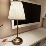 Ikea, ретро настольная лампа, атмосферный фонарь для гостиной для кровати, в американском стиле, легкий роскошный стиль