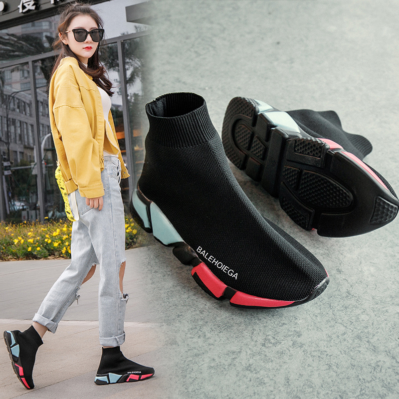 Купить Женские сапоги Стрейч носки обувь сапоги женские начале 2018 ...