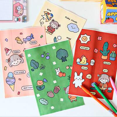 Four types of creative cartoon mini paper bags for girls in the forest style, including shooting props, accessory bags and gift bags