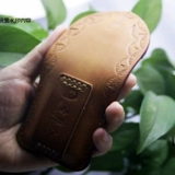 Зажигалка ручной работы, кожаный портативный защитный чехол, делается под заказ, из натуральной кожи