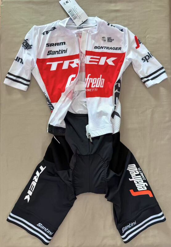 Italian Castini Trek Track Team Version One-Piece Cycling Jersey Sms Road Bike Jumpsuit