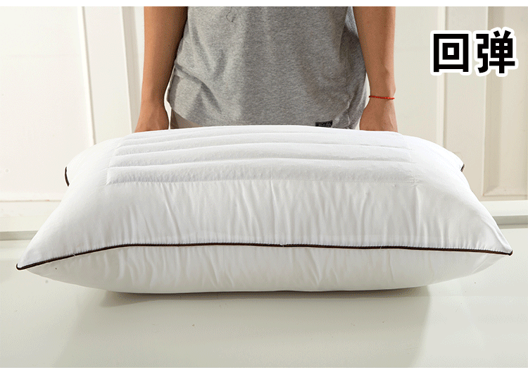 [Nửa] chỉ dual-trắng kiều mạch gối đơn gối 48 * 74cm Gối - Gối gối đỡ cổ