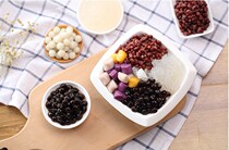Pearl powder round 500g black pearl caramel Amber pearl milk tea dessert shop with raw material quick cooking