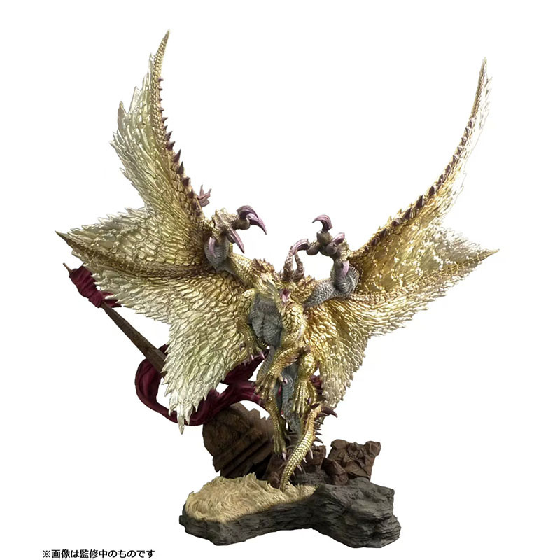 In-Stock Authentic Statue Tengenu Black Dragon Transformation Cfb Monster Hunter World Model Pvc Figurine Gift
