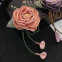 Minabel phiên bản gốc Hàn Quốc Hoa tròn Fringe brooch Áo choàng trâm cài tóc hoang dã Đầu hoa dây tóc - Trâm cài ghim cài áo PNJ