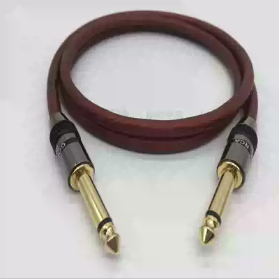 6 5mm male-to-male microphone audio cable Mixer power amplifier cable Microphone pure copper 6 35 pair recording soft cable