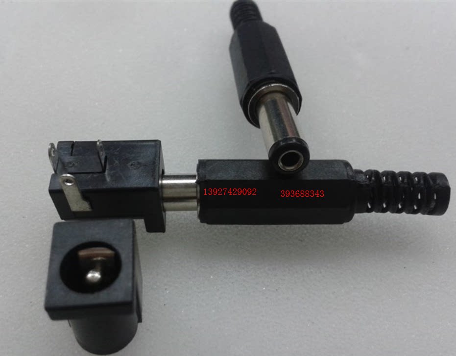 12V power plug male to female DC5 5*2 1 power plug male and female set DC power male and female head set