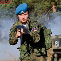 Directly purchased from Russia during the Cold War era the RD-54 tactical vest EMR camouflage equipment backpack issued by the Russian Airborne Forces