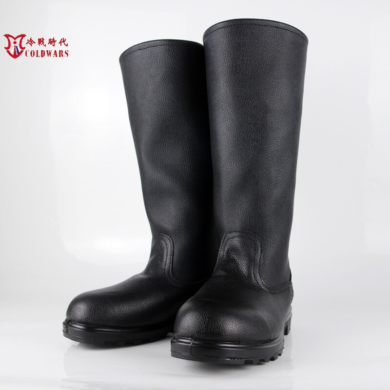 Cold War Replica Soviet Combat Boots Russian Military Boots Long Boots Russian Military Version Tactical Boots Leather Boots for Men