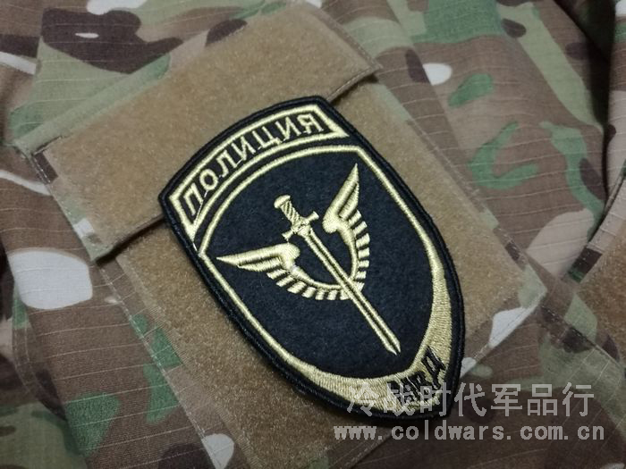 Russian military fan morale chapter Russian MVD OMOH Sword Special Forces embroidered armband Velcro