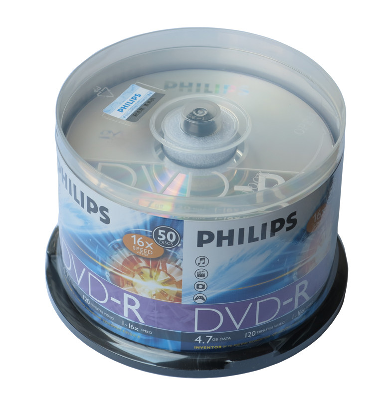 PHILIPS PHILIPS 4 7GB 16X DVD-R 50 pieces barrel burning disk