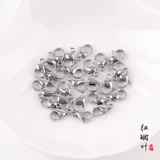 Аксессуар из нержавеющей стали ручной работы, браслет из бисера, золотая металлическая подвеска, ожерелье