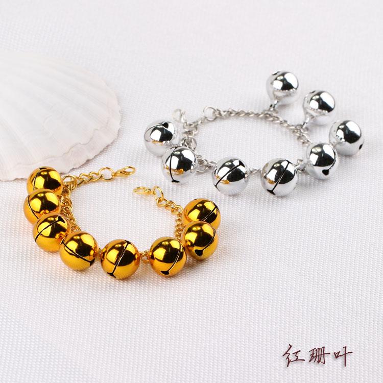Chuông siêu trẻ em rung chuông, vòng tay chuỗi đậm, chuông, chuông vàng và bạc vòng tay nam
