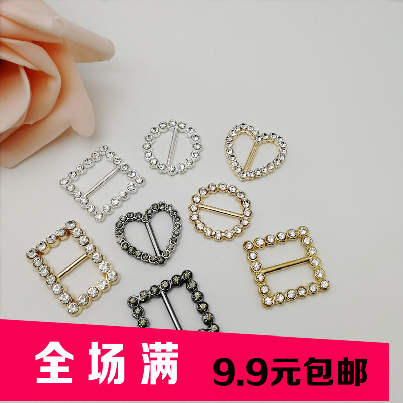Metal Rhinestone Japanese Buckle Belt Buckle Strap Buckle Shoe and Hat Decorative Accessories Button Ribbon Buckle Belt Buckle Shoulder Strap Buckle Metal Rhinestone Japanese Buckle Belt Buckle Strap Buckle Shoe and Hat Decorative Accessories Button Ribbon Buckle Belt Buckle Shoulder Strap Buckle
