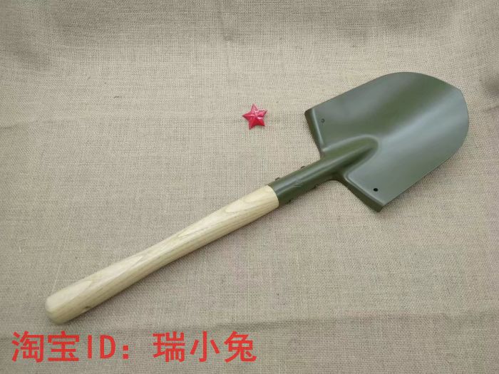 Public Hair Stocks Combat Readiness 205 Workers Shovel 65 Outdoor Spade of Shovel Wood Shovels with small iron shovel 65