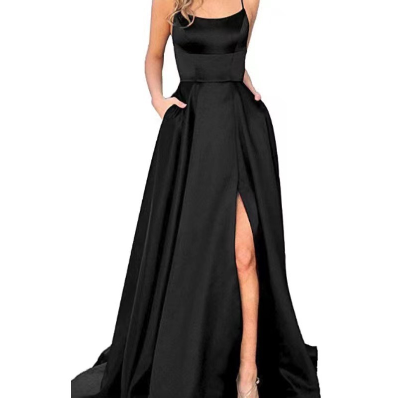 Long sexy evening dress, bodysuit, city style, Amazon, European style Long sexy evening dress, bodysuit, city style, Amazon, European style