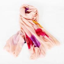 Pure Australian Melinu Wool Ultra Slim 200 Scarves Shawl Printed Cashmere Feel