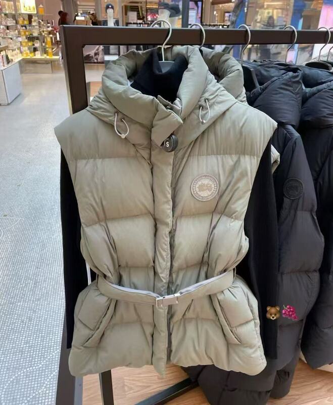 Canada Goose Women's Rayla Belted Hooded down Vest Canada Goose Women's Rayla Belted Hooded down Vest