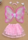 Ngày thiếu nhi cho trẻ em Chương trình đạo cụ Trò chơi Cos Dress Up Angel Feather Butterfly Wings Three Piece Set - Sản phẩm Đảng / Magic / Hiệu suất 	đồ hóa trang trẻ em	