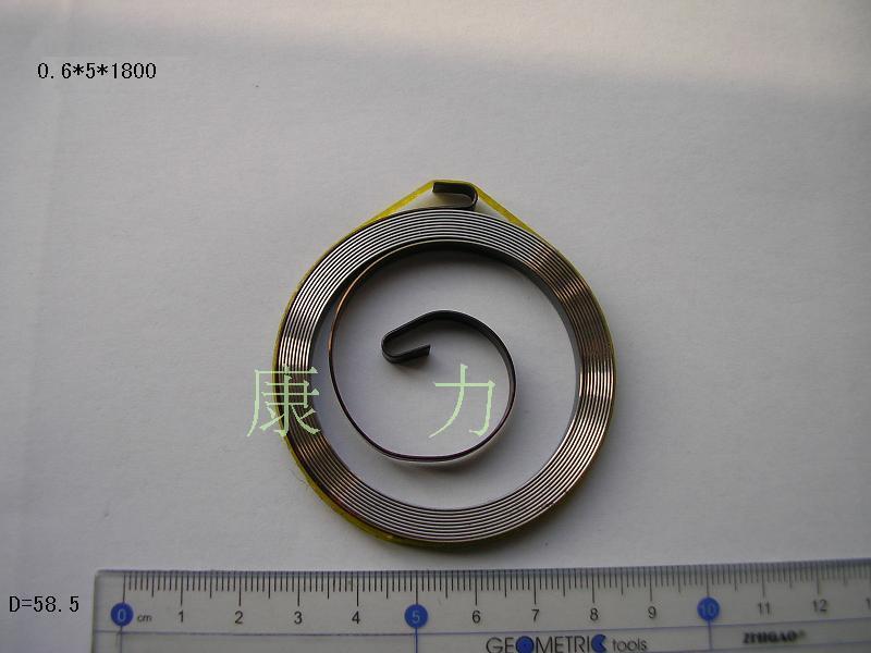 Clockspring spring dynamo start pull rope spring 0 6 thick scroll spring take-up spring 0 6 * 5 * 1800