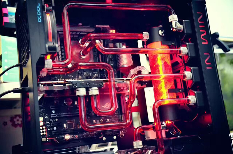Computer water-cooled PETG hard tube 10X14mm water-cooled transparent hard tube Inside and outside 14mm instead of acrylic tube