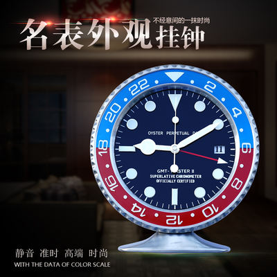 Hot-selling bedroom table clock, modern and simple home, luminous, silent, creative and personalized Nordic clock