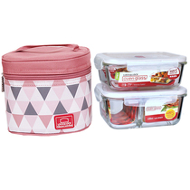 Lotlock glass fresh lunch box fruit lunch box small microwave oven LLG429CS003