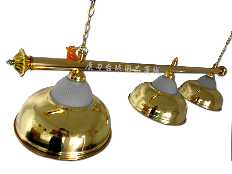 Ball room American Black 8 TABLE TENNIS TABLE NO SHADOW LIGHT WITH GOLD PLATED HOOD CRYSTAL GLASS TABLE BALL LIGHT NINE BALL TABLE COUNTER BALL LAMP