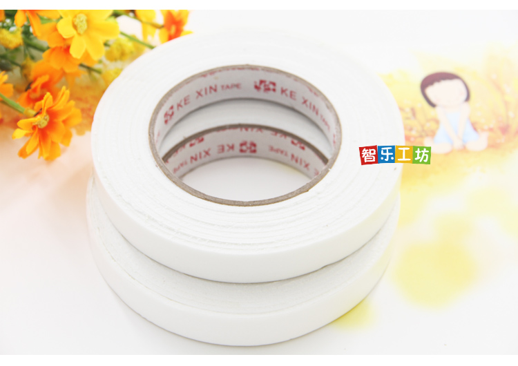 Bọt xốp 1.8CM hai mặt xốp bọt băng keo hai mặt dính mẫu giáo bố trí vật liệu dán